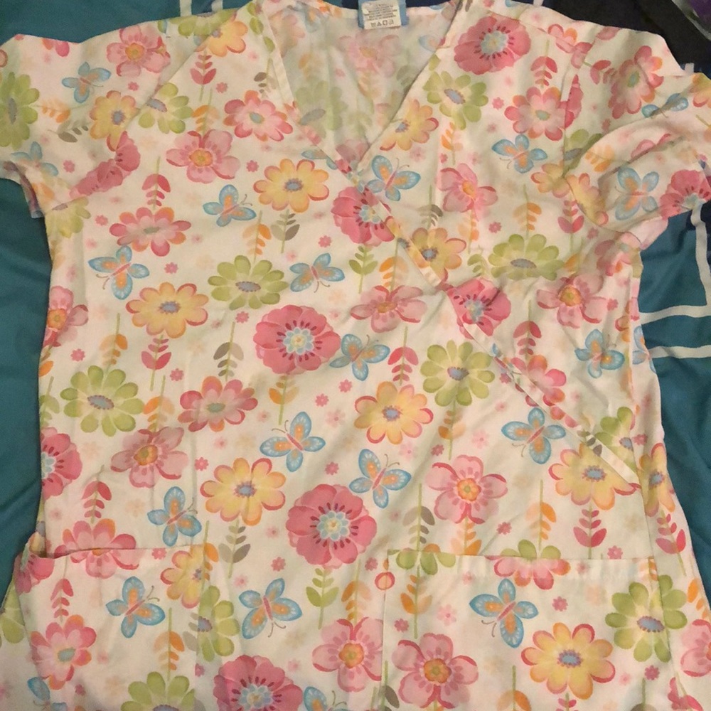 Scrub top, hardly worn for clinicals